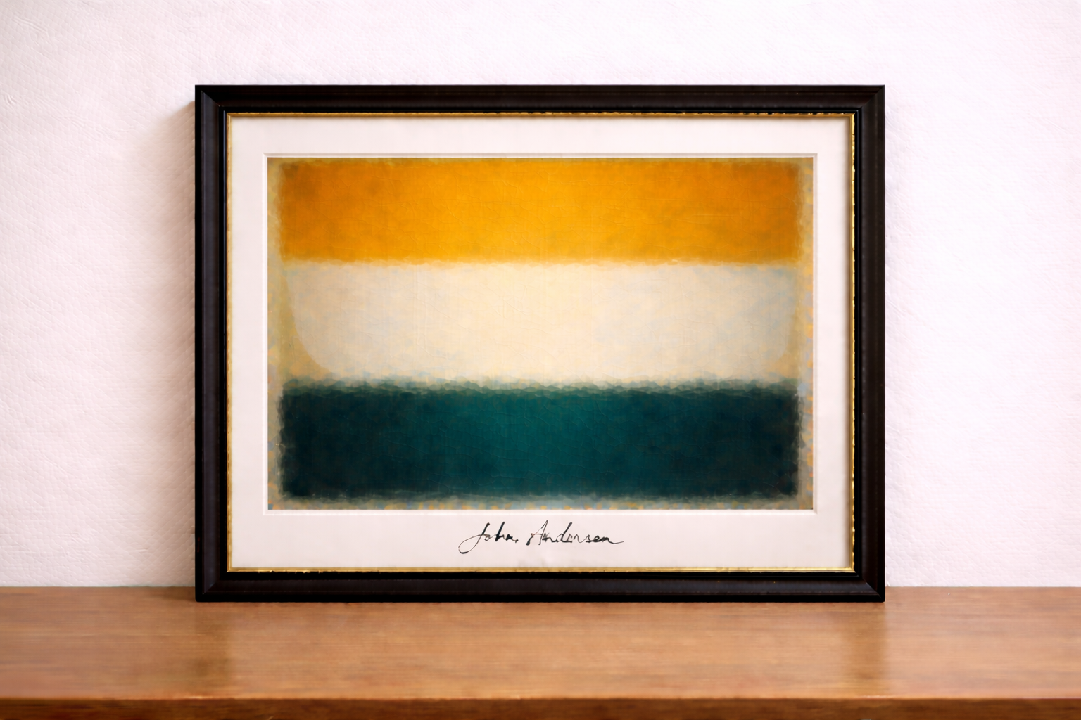 Abstract color fields in Rothko style