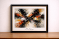Abstract expressionism in vibrant color