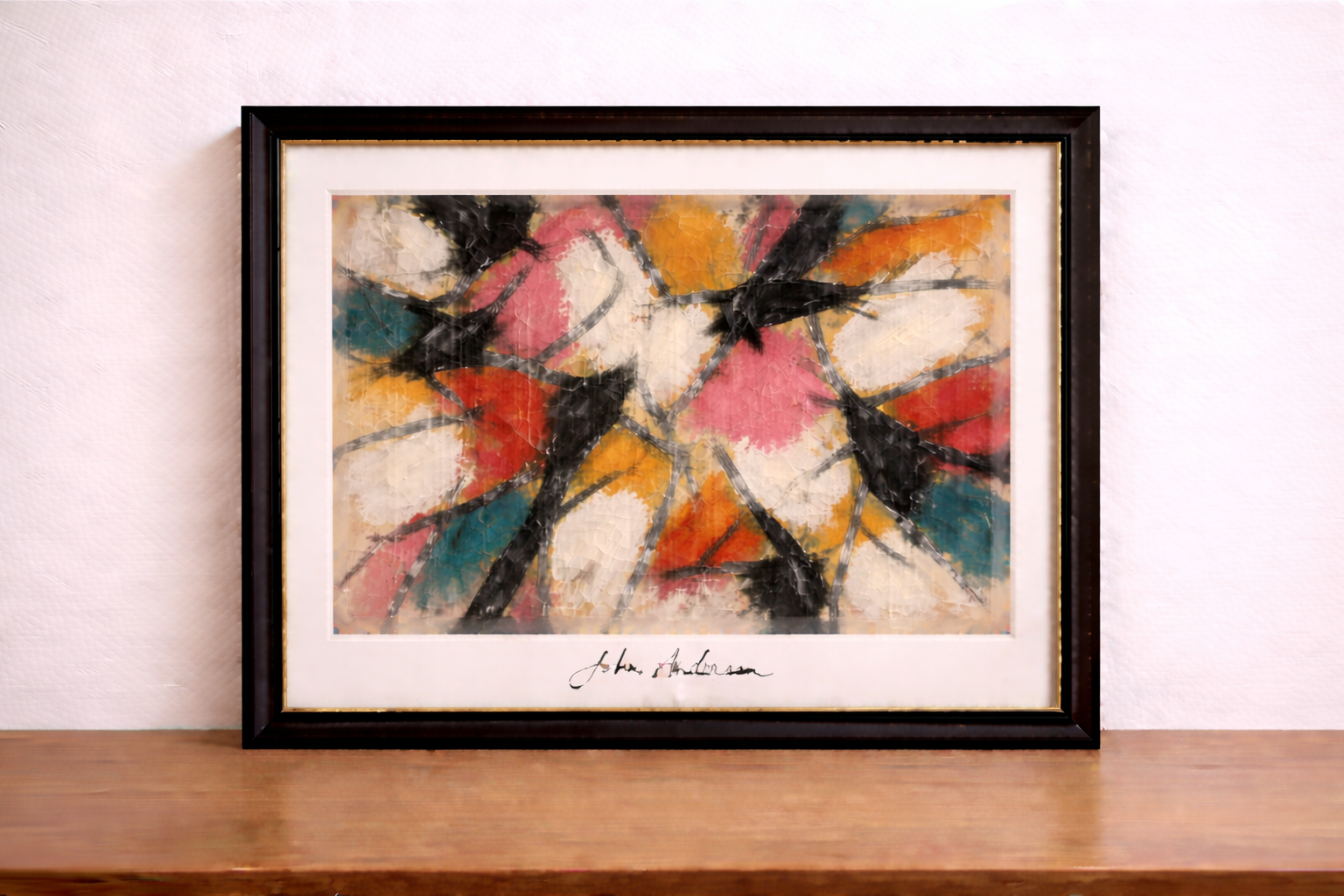 Abstract expressionism in vibrant hues 2