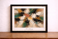 Abstract expressionism in warm tones 2