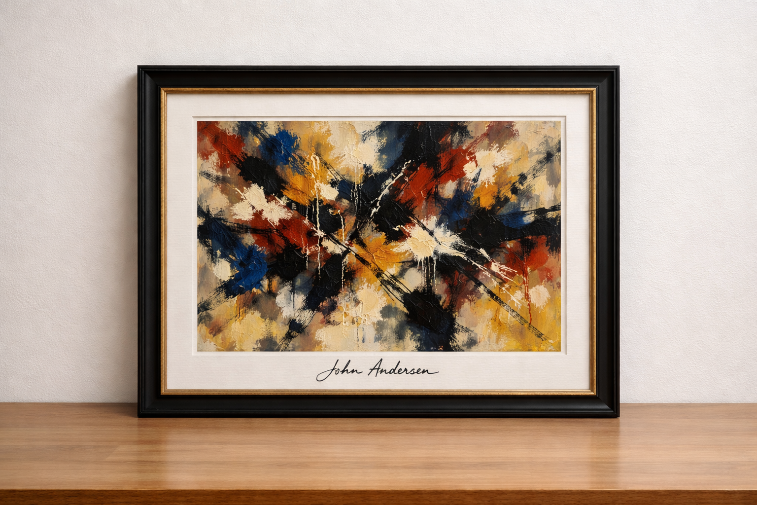 Abstract expressionism on display