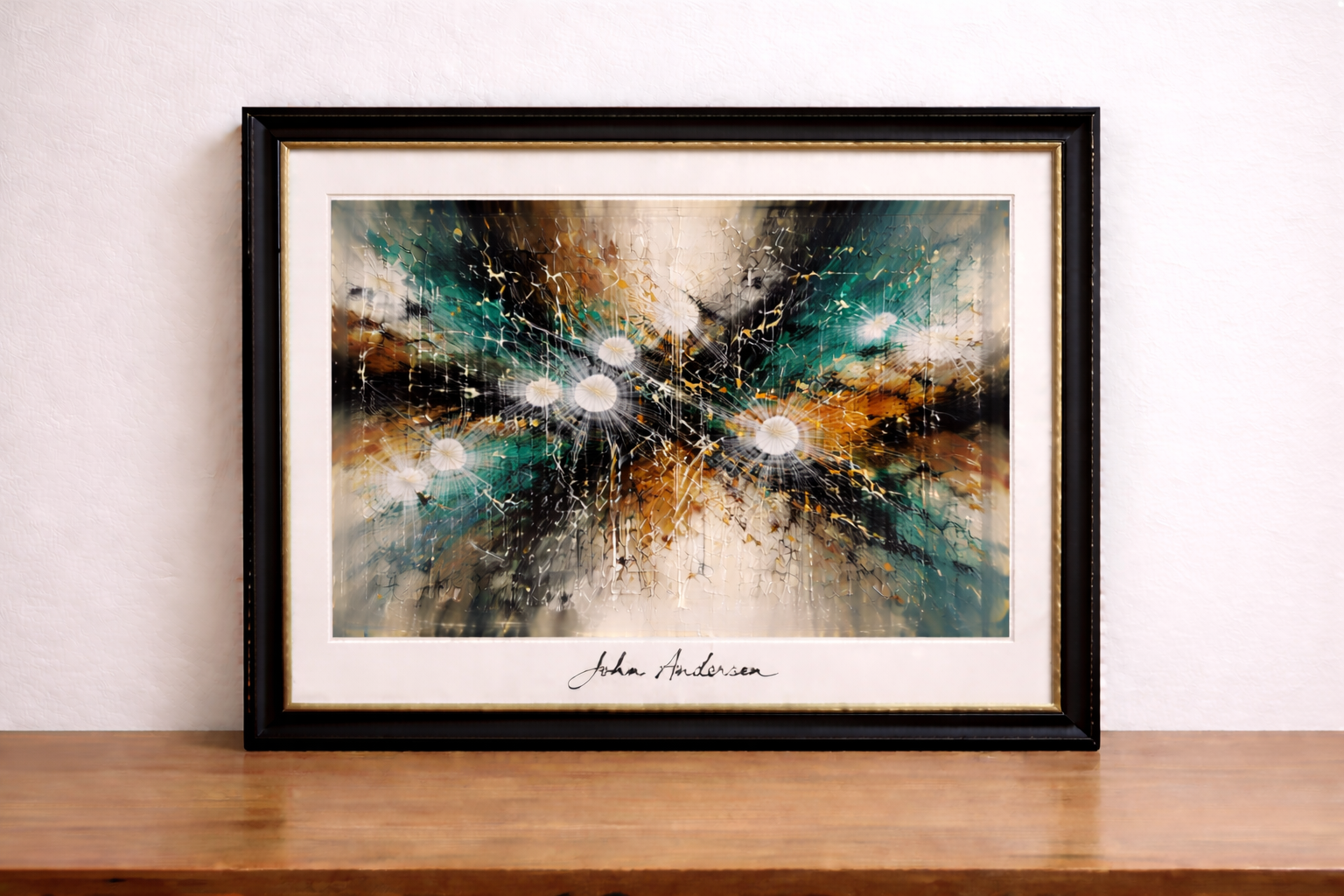Bold abstract expressionism on display