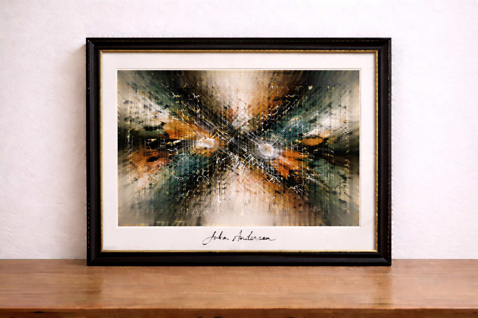 Énergie vibrante de l'art abstrait