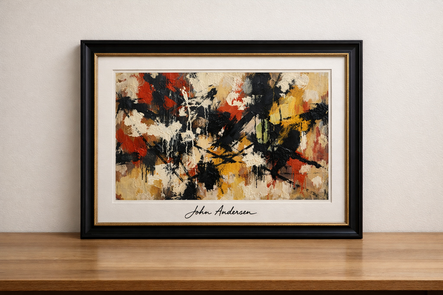 Peinture abstraite par John Andersen