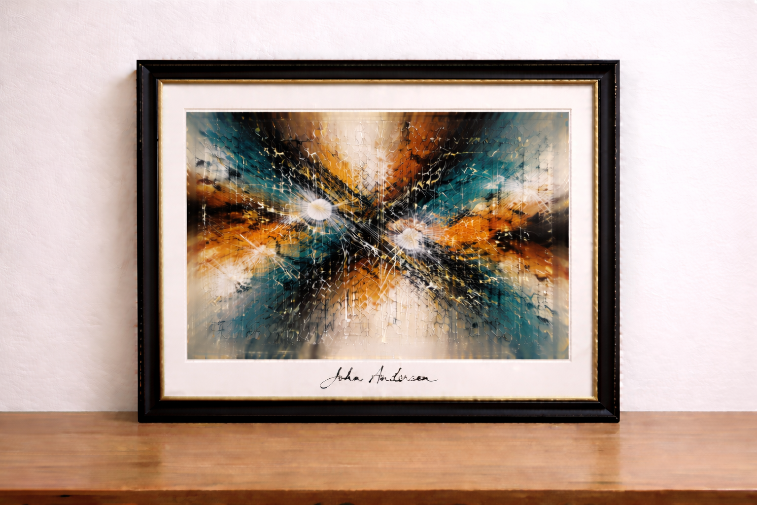 Vibrant abstract expressionism on display 2