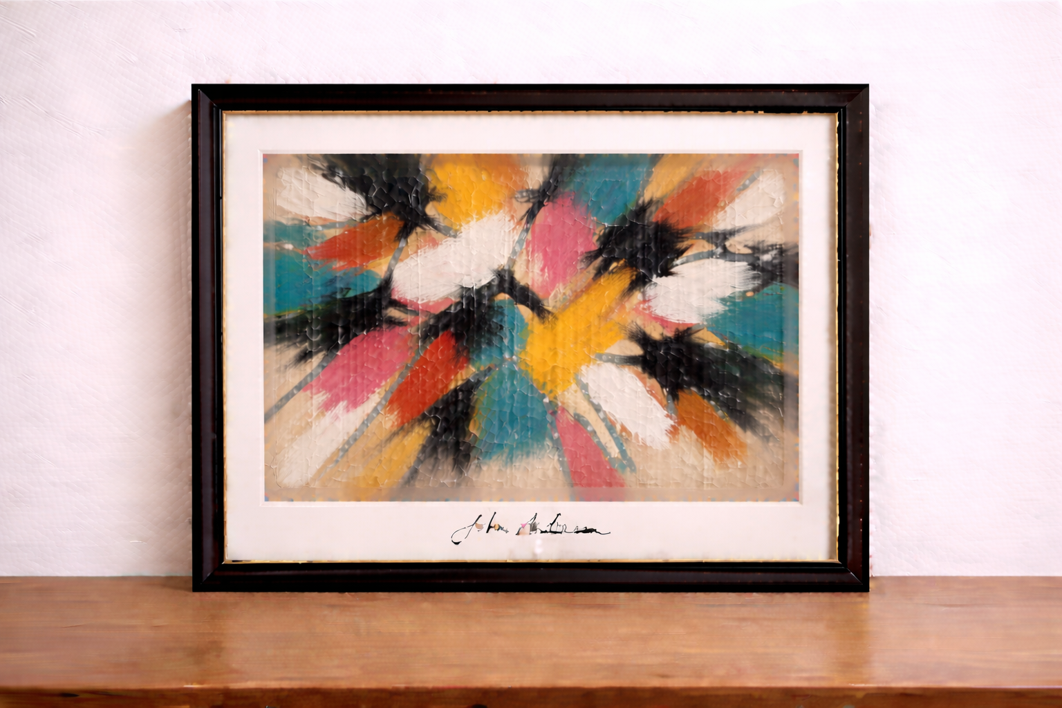 Vibrant abstract expressionism on display 3