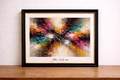 Vibrant abstract expressionist artwork